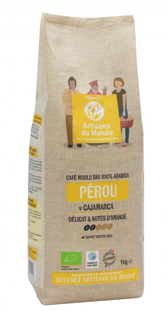 Café Pérou Doux 1kg Artisans du Monde