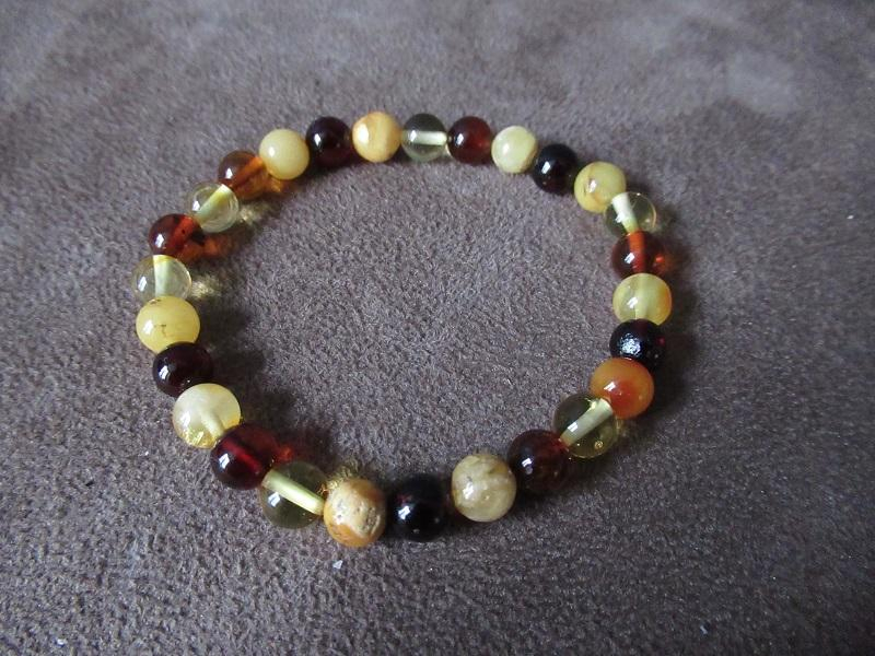 Bracelet ambre 7 mm