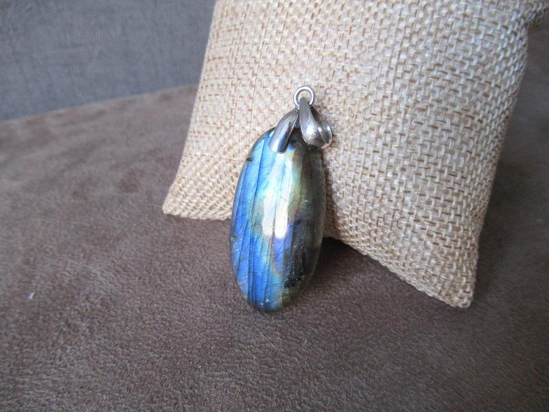 Pendentif en labradorite extra 7