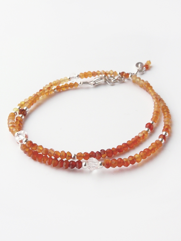 Bracelet double cornaline