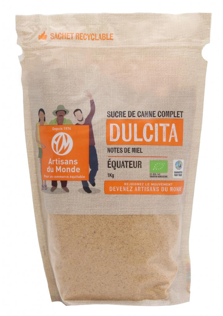 sucre dulcita bio et équitable Artisans du Monde