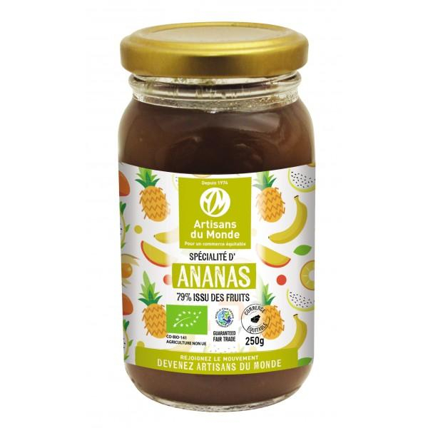 Sp?cialit? d'ananas 79% de fruits - bio - 250g