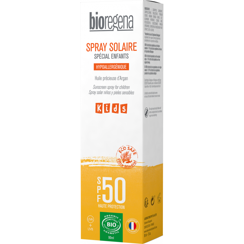 Spray Solaire Enfant SPF50 - BIOREGENA