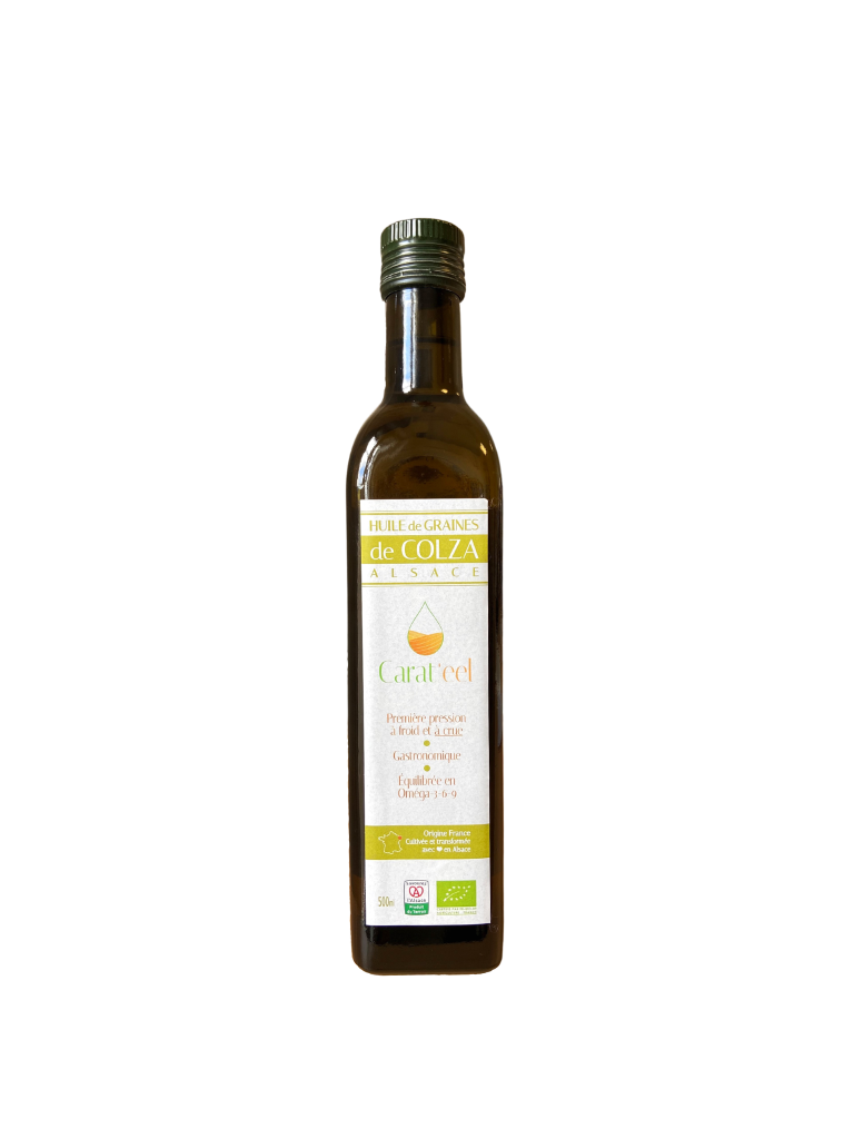 Carat'eel- Huile de Colza Bio 500mL