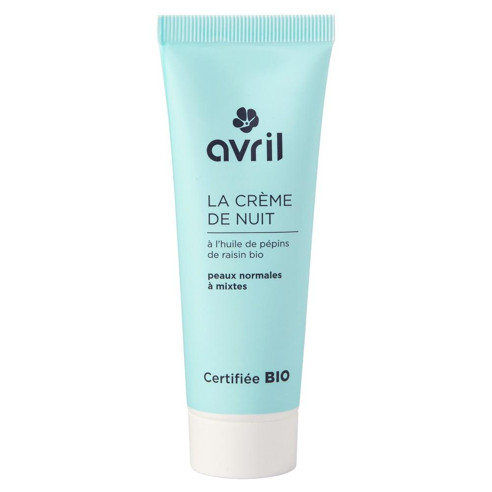 Crème de nuit peaux normales & mixtes 50 ml - Certifiée bio