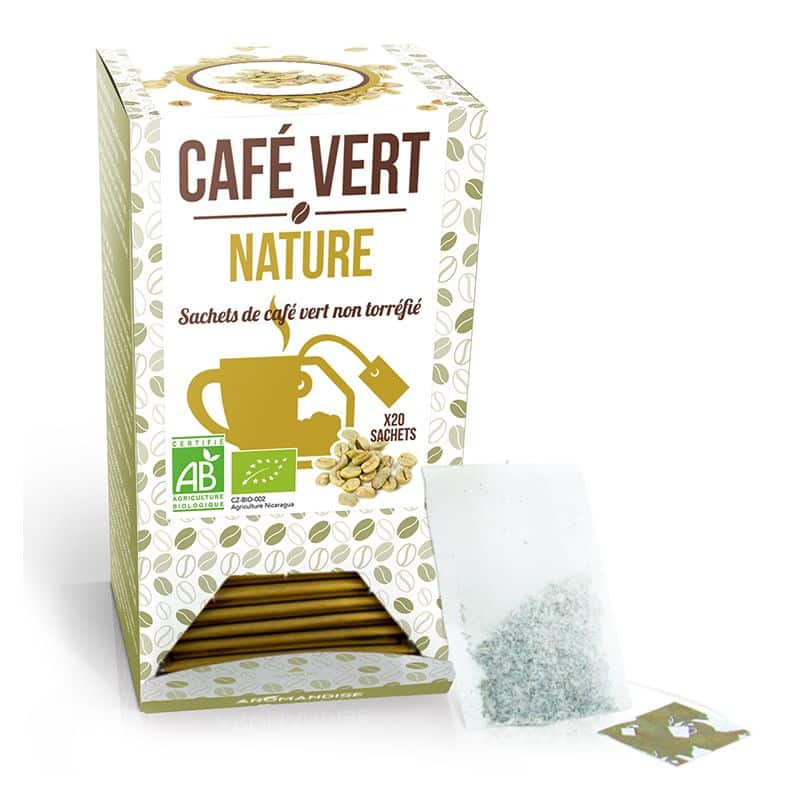 Café vert nature bio 18 sachets