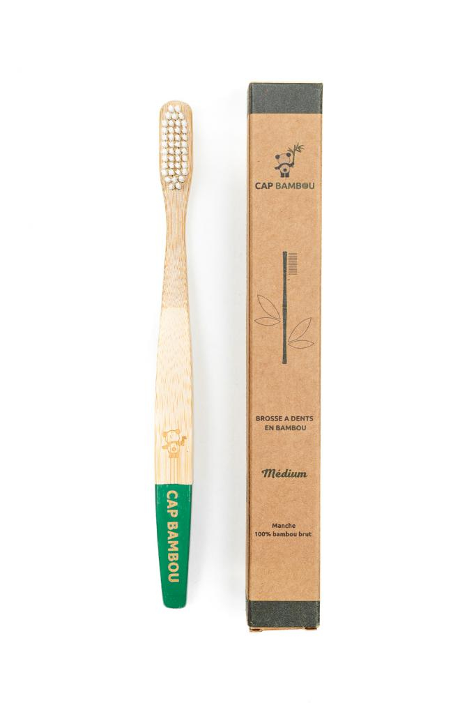 Brosse à dents adulte en bambou "Médium"