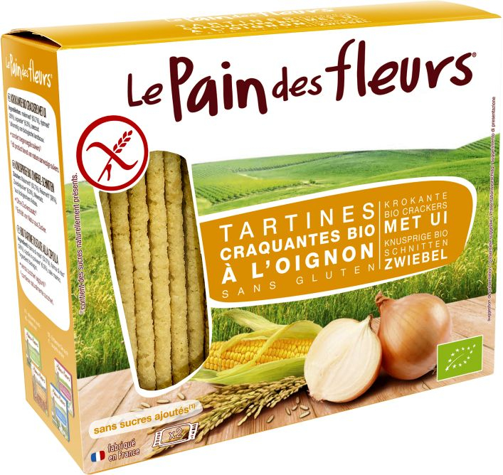 Tartines apéritif à l'oignon Bio