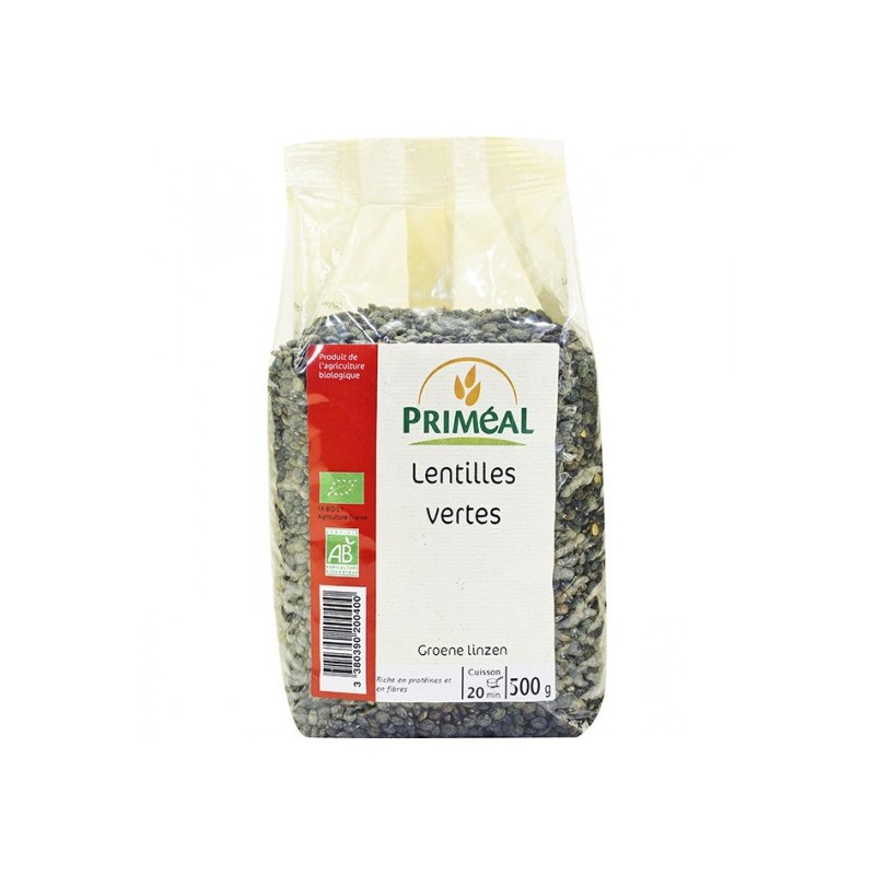 Lentilles vertes bio