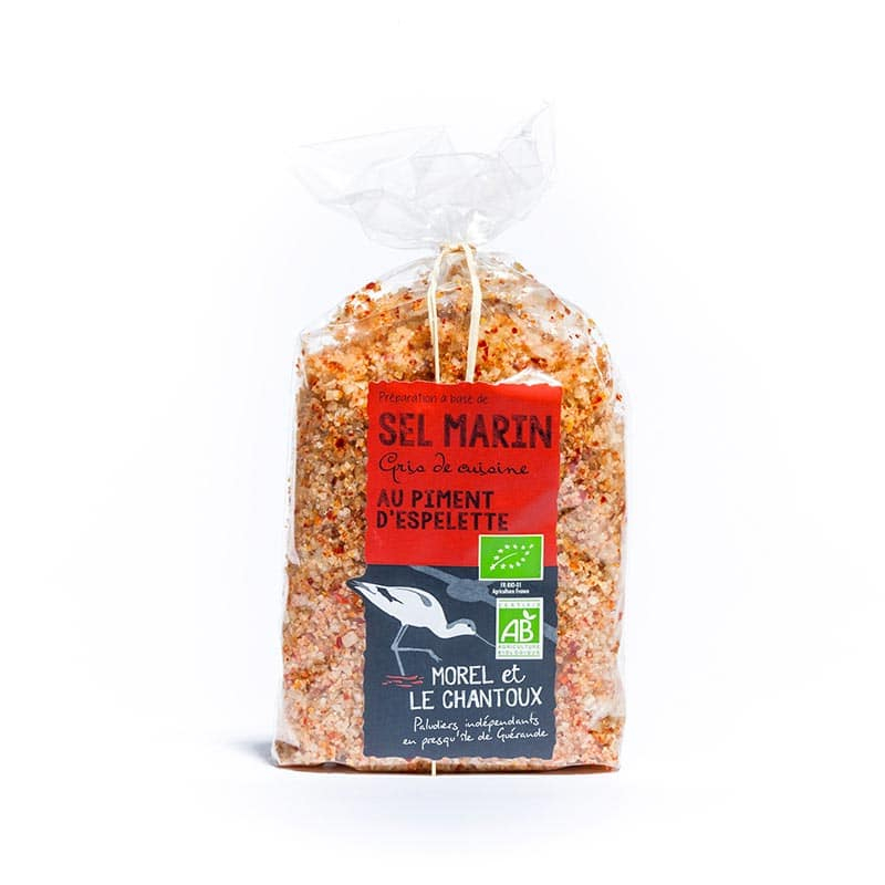 Sel de Guérande IGP au piment d'Espelette - 250g - Sachet
