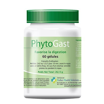 Phytogast - Favorise la digestion - 60 gélules