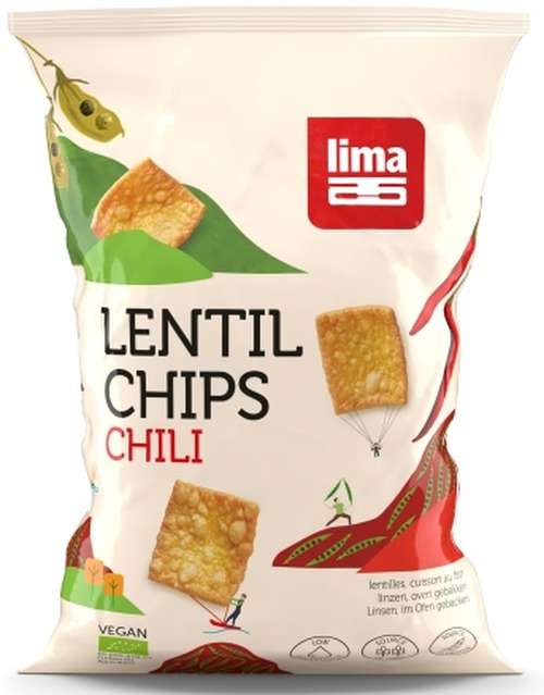 Lima - Lentils Chips Chili 90g