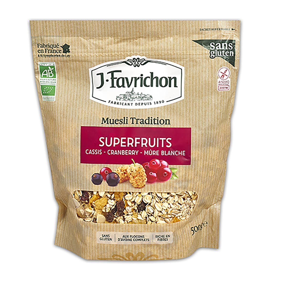 Muesli Superfruits 400g Joseph Favrichon Sevellia