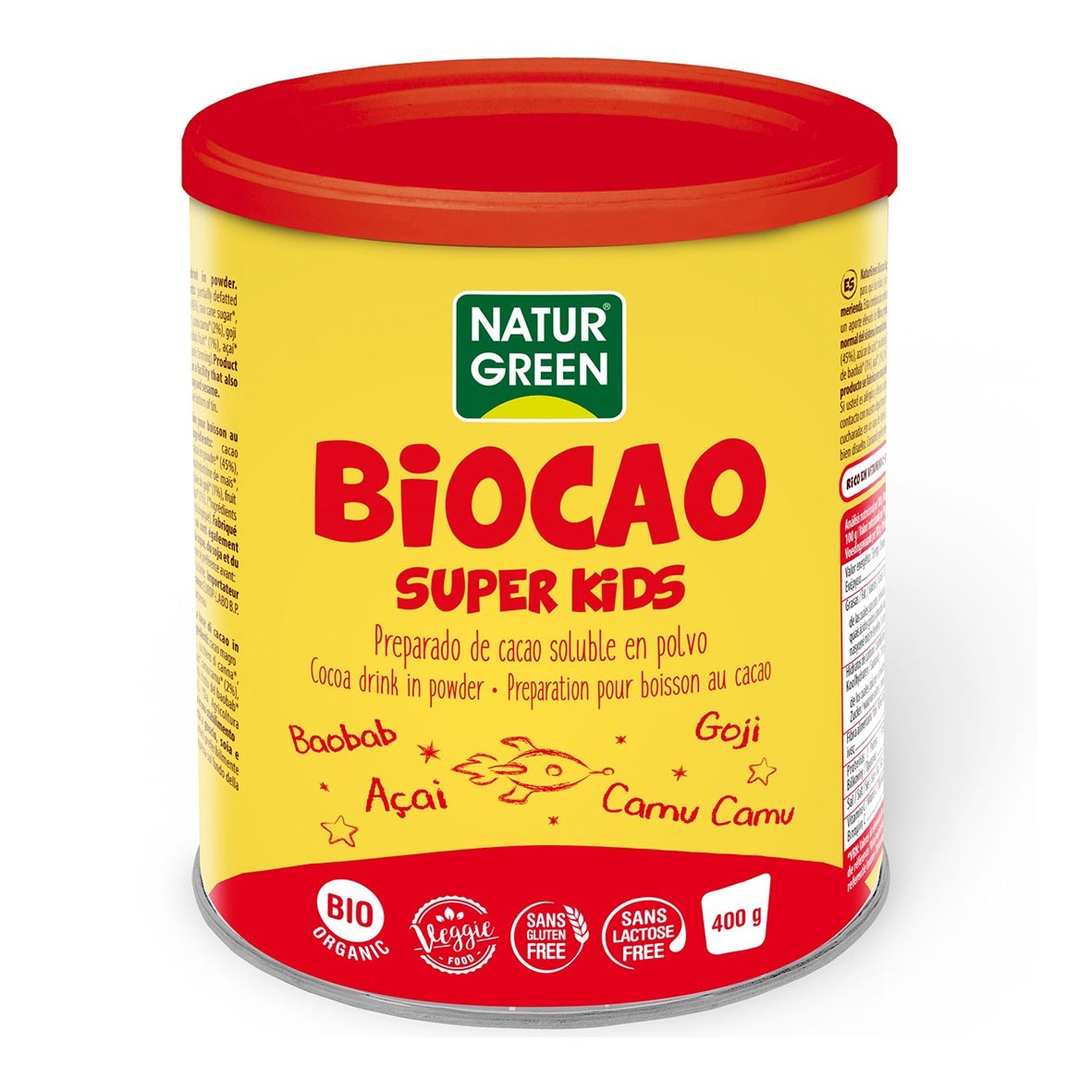 Boisson instantanée Biocao Super Kids 400g bio