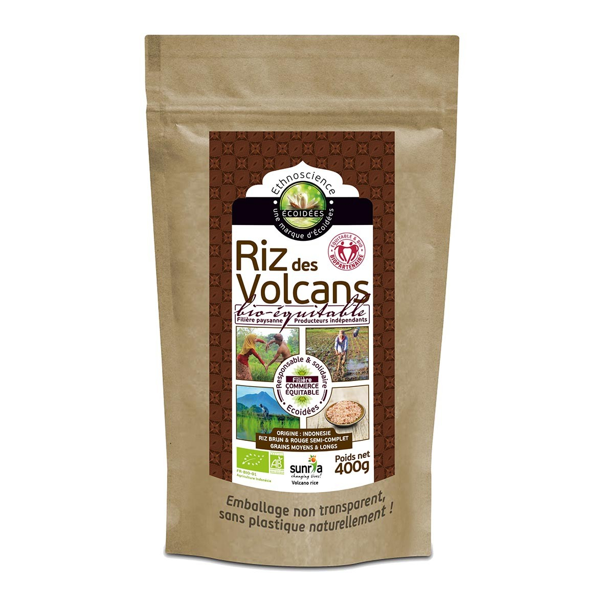 Riz des Volcans 400g bio - Ethnoscience