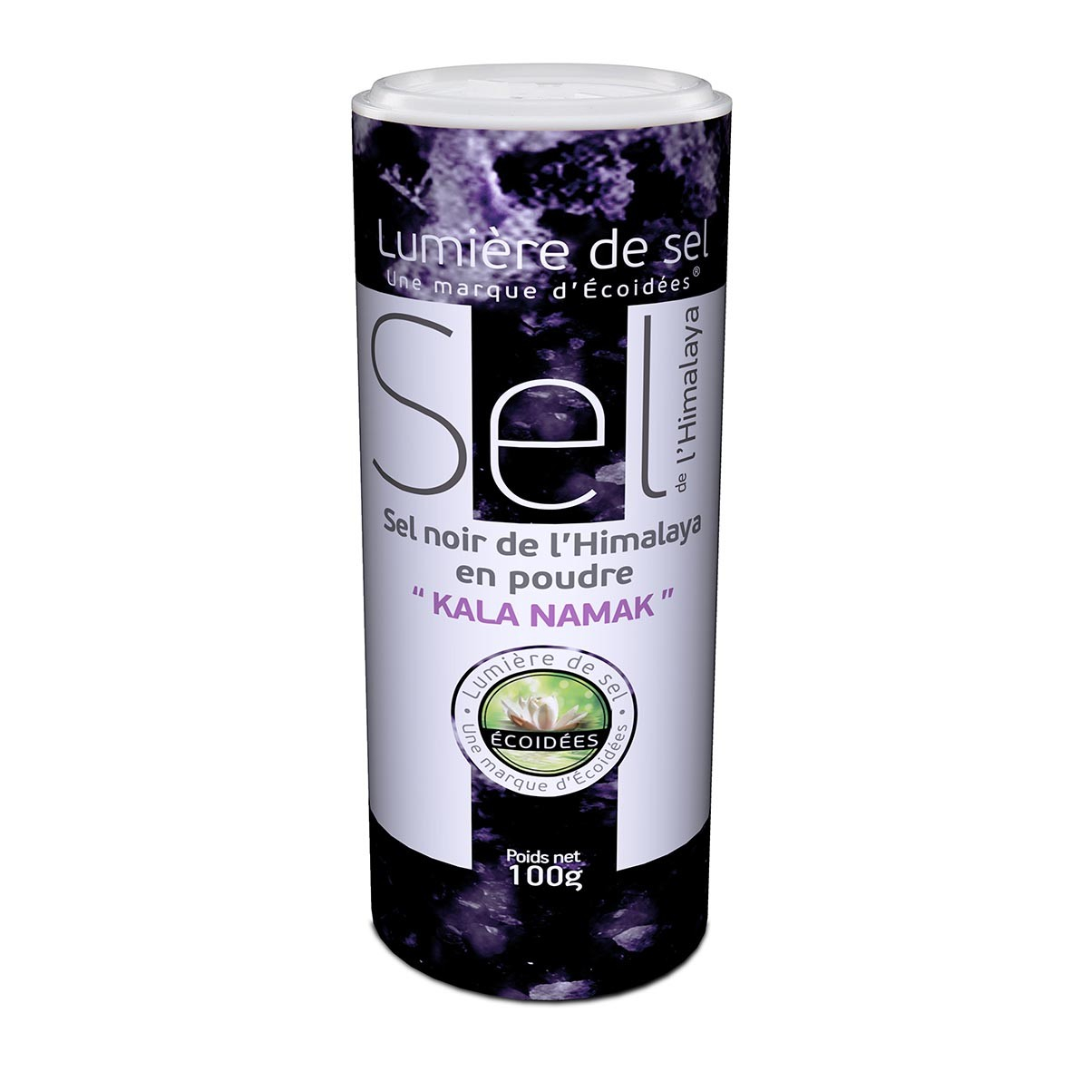 Sel noir de l'Himalaya en poudre 100g - Lumière de Sel