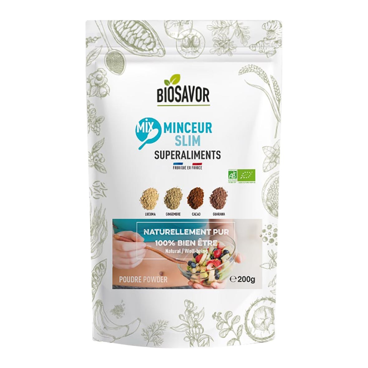 Mix Minceur en poudre 200g bio - Biosavor