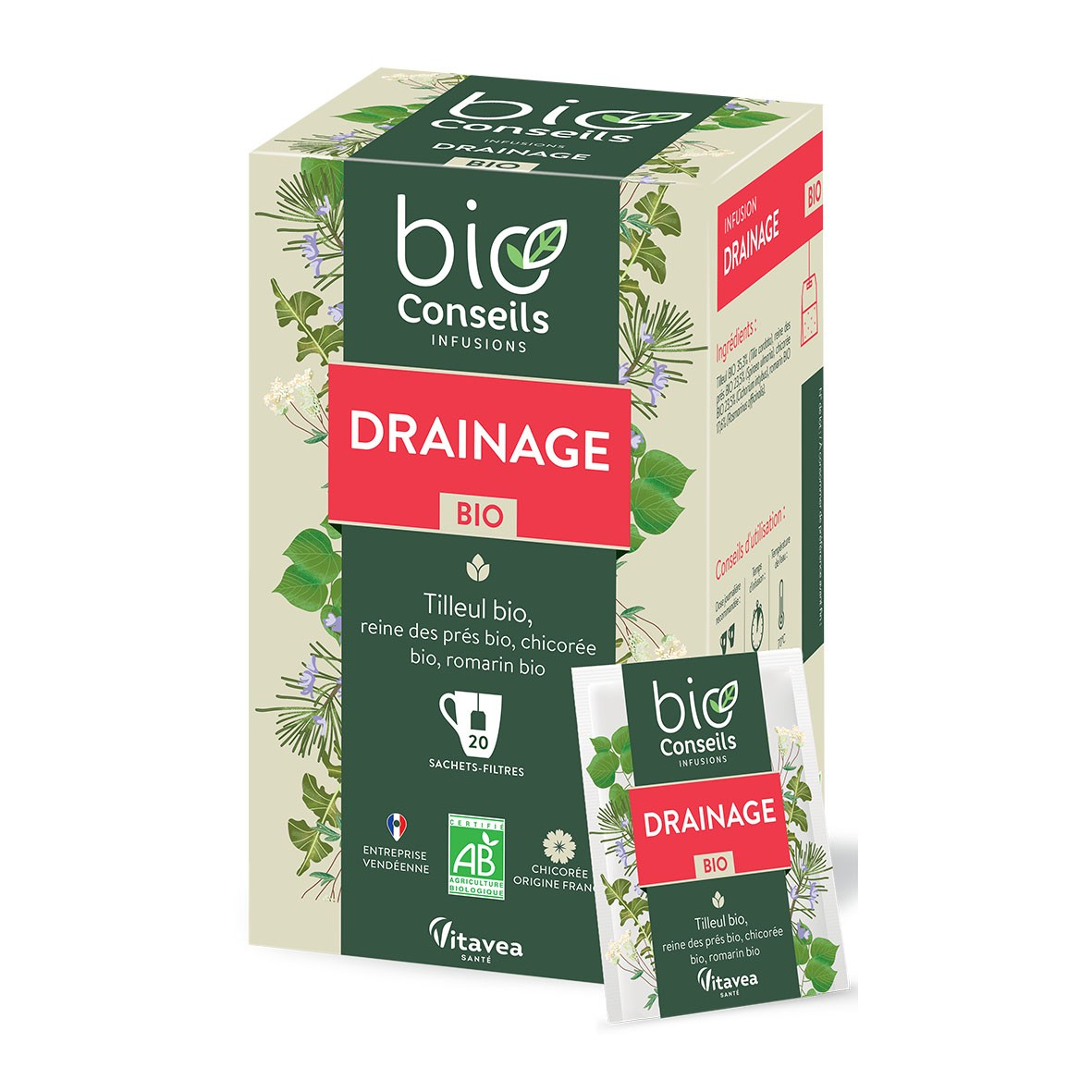 Infusion Drainage 20 sachets Bio - BioConseils