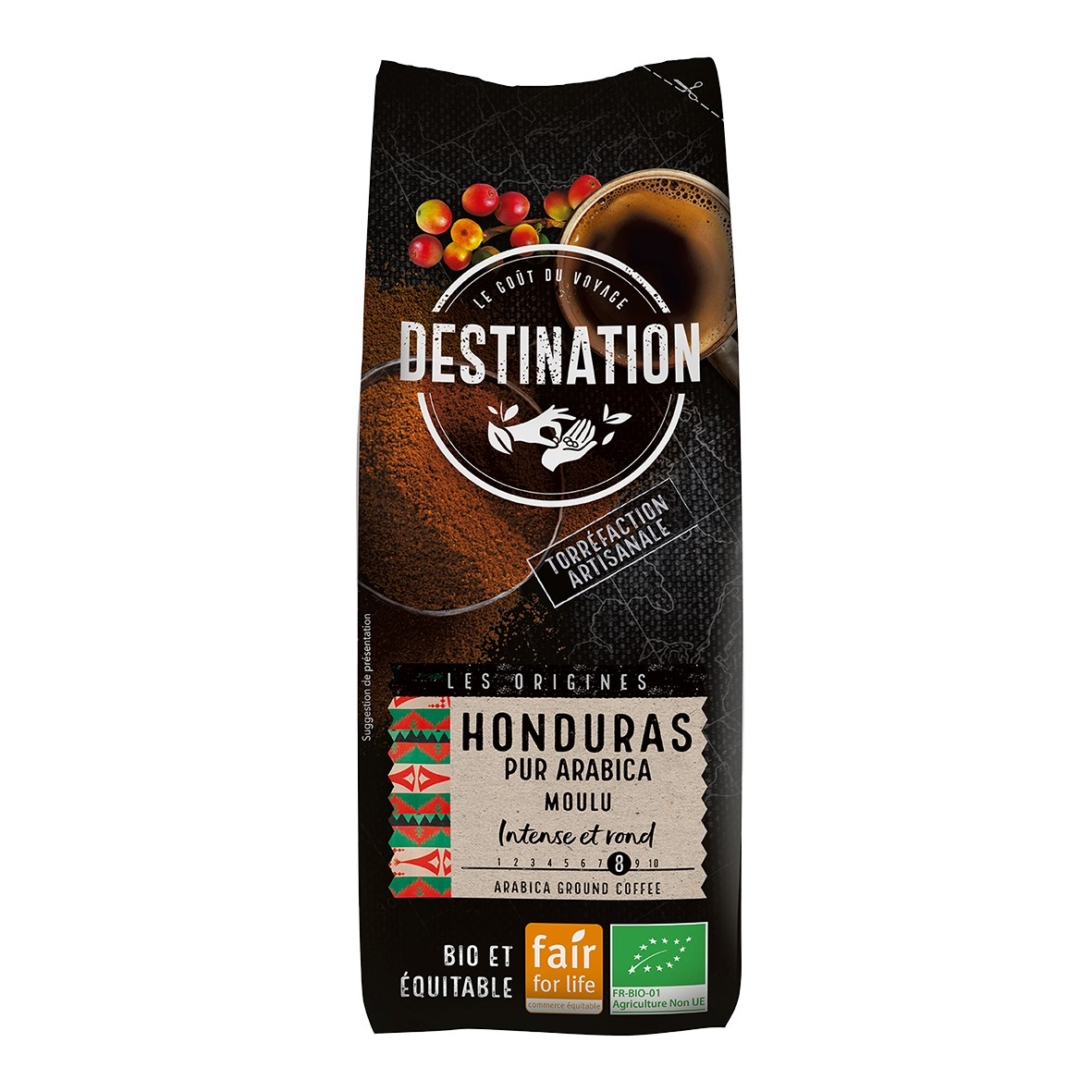 Café honduras pur arabica moulu 250g Bio - Destination