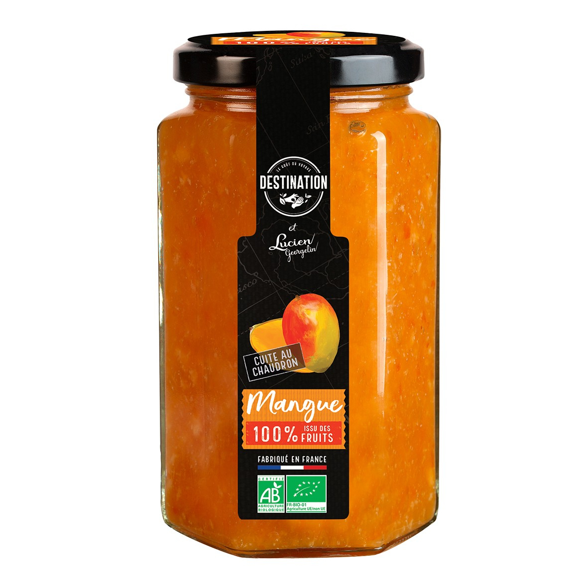 Confiture mangues 100% fruits 300g Bio - Destination