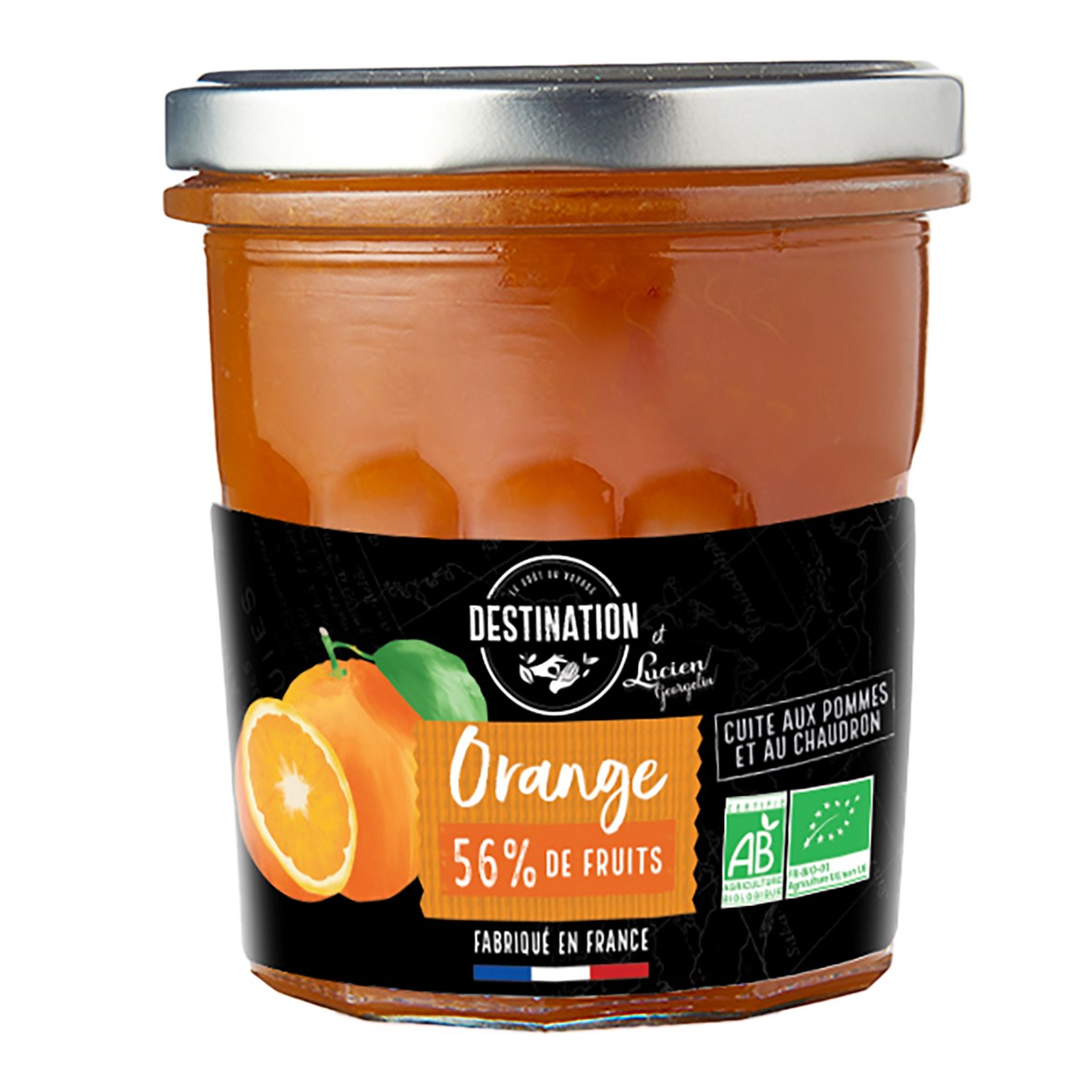 Préparation fruit orange 320g Bio - Destination