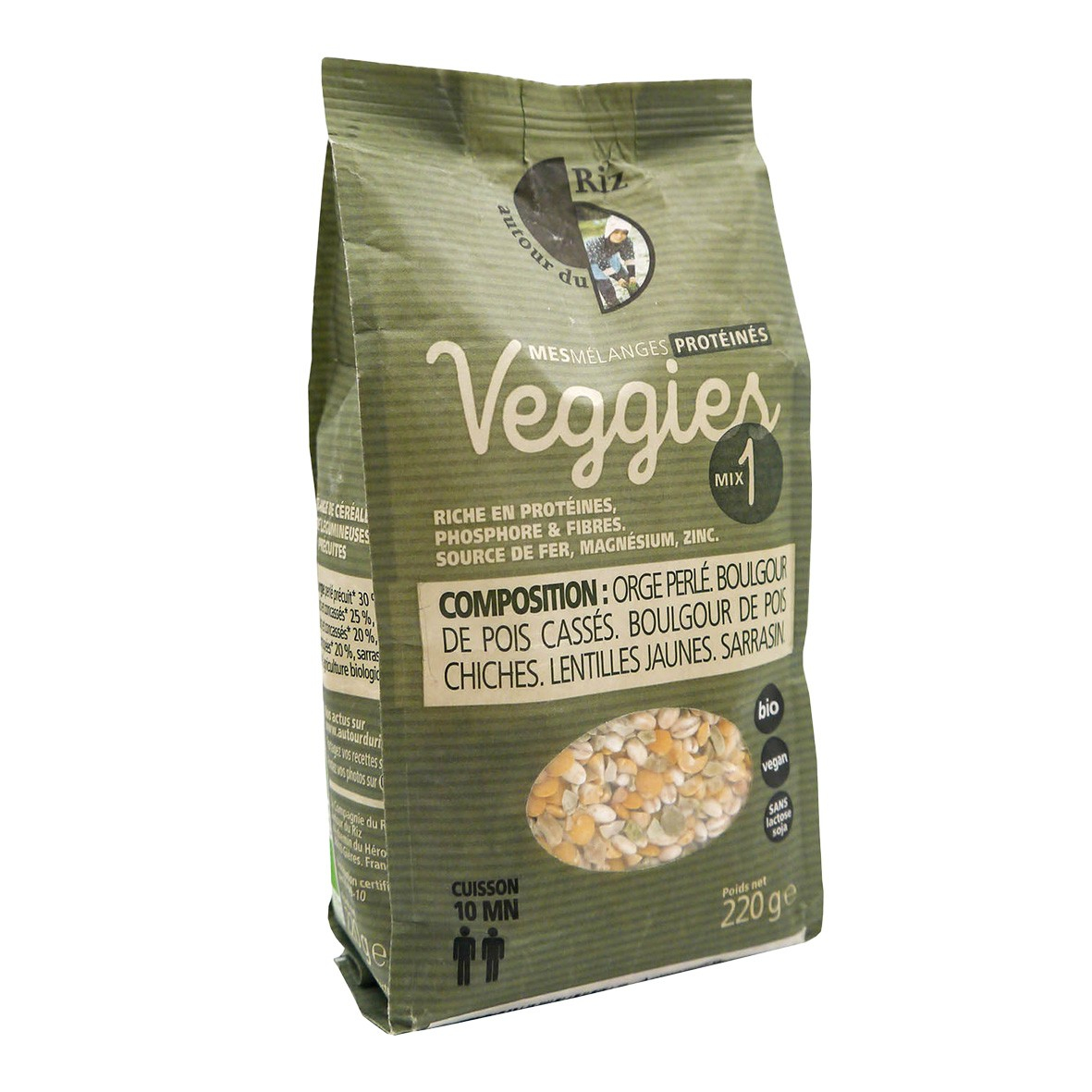 Mix Veggie 1 220g Bio - Autour du Riz