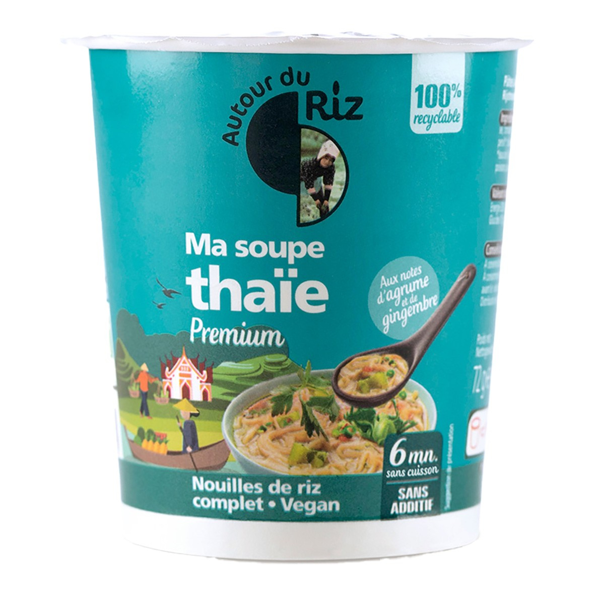 Ma soupe Thaïe 72g Bio - Autour du Riz