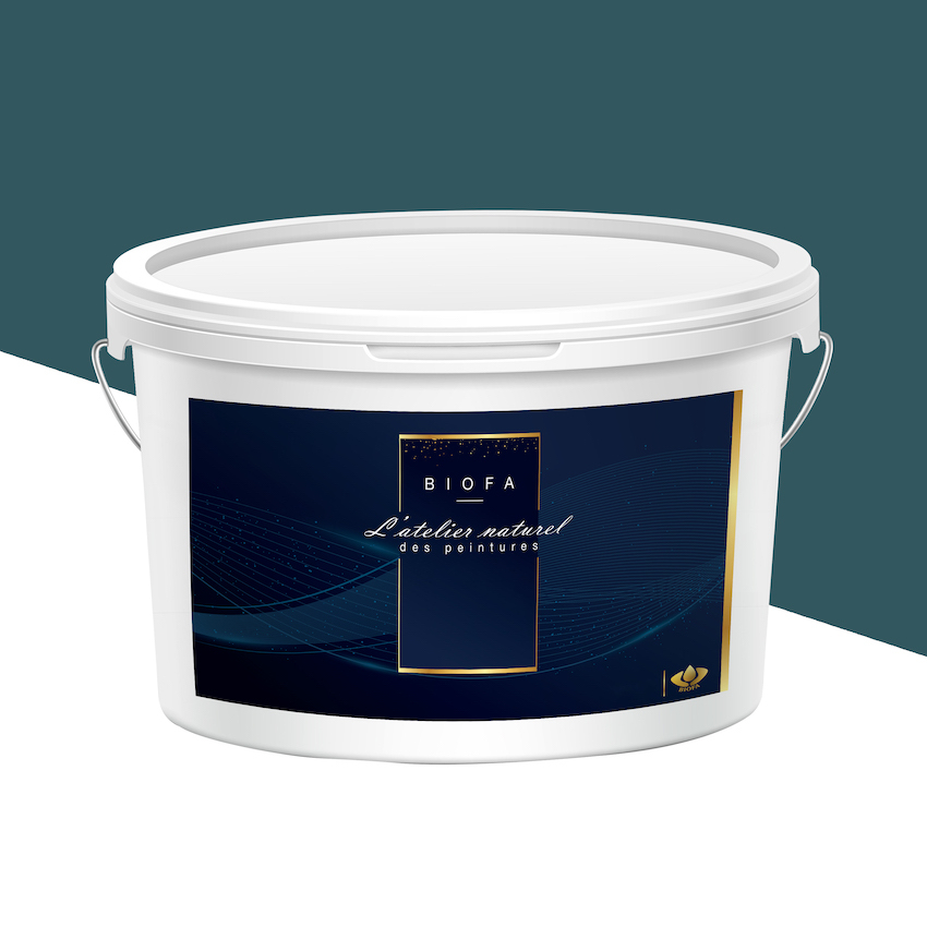 Peinture Silicates Teintes Pastel Bleu acier - 1 L
