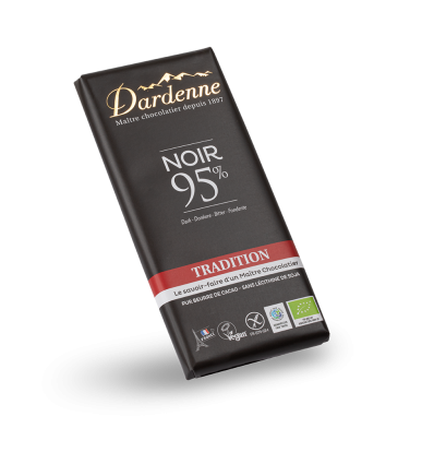Chocolat Noir 95% Cacao - 90g - Dardenne