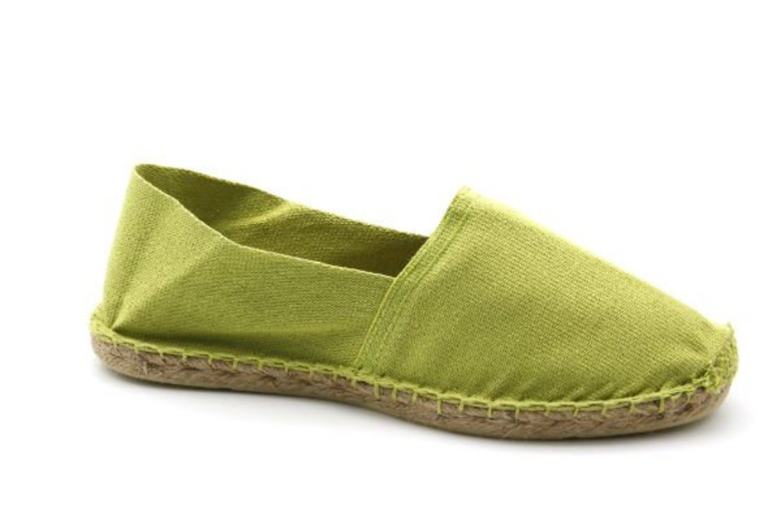 Espadrilles Unies Anis - Made in France