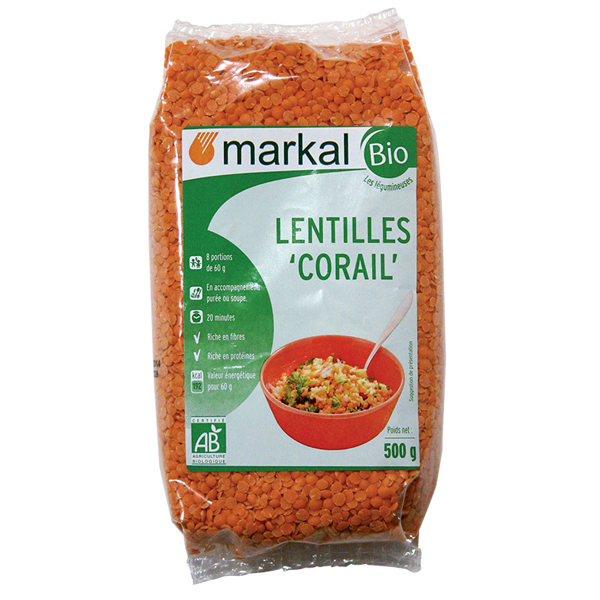 Lentilles corail 1Kg