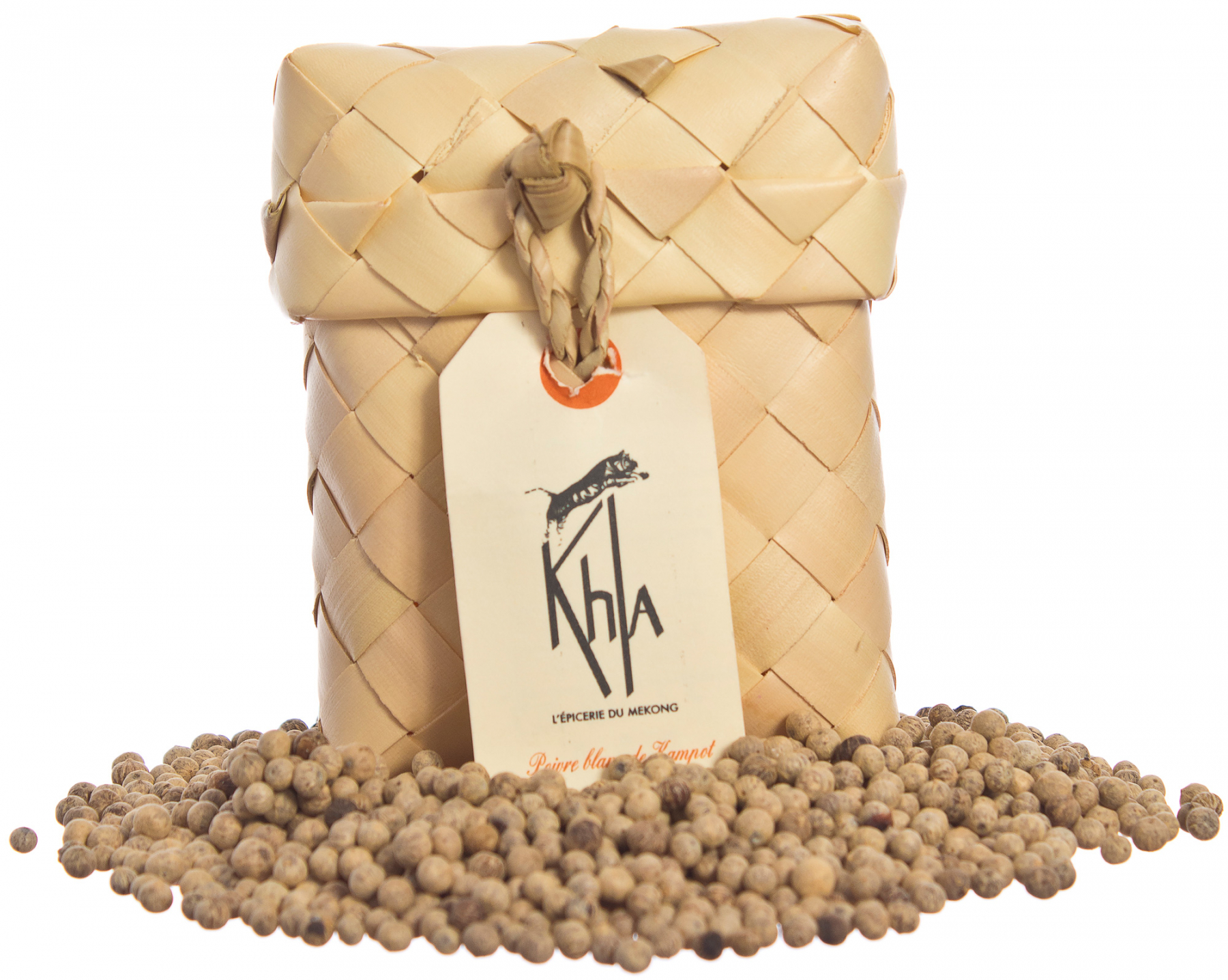 Poivre blanc de Kampot IGP - Biologique - Premium - en grains - 50g - Palme 