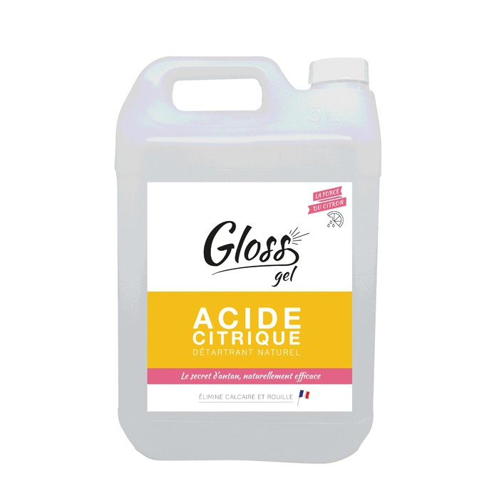 Gloss acide citrique gel - 5L