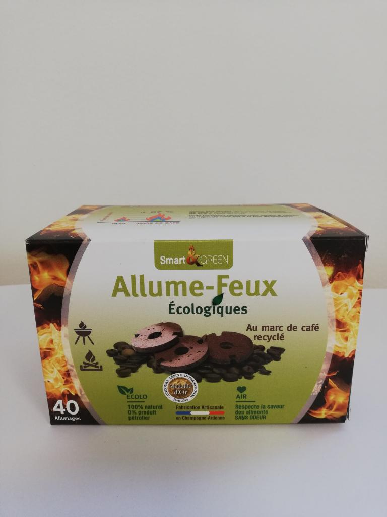 Allume-feu naturel et écologique au marc de café recyclé