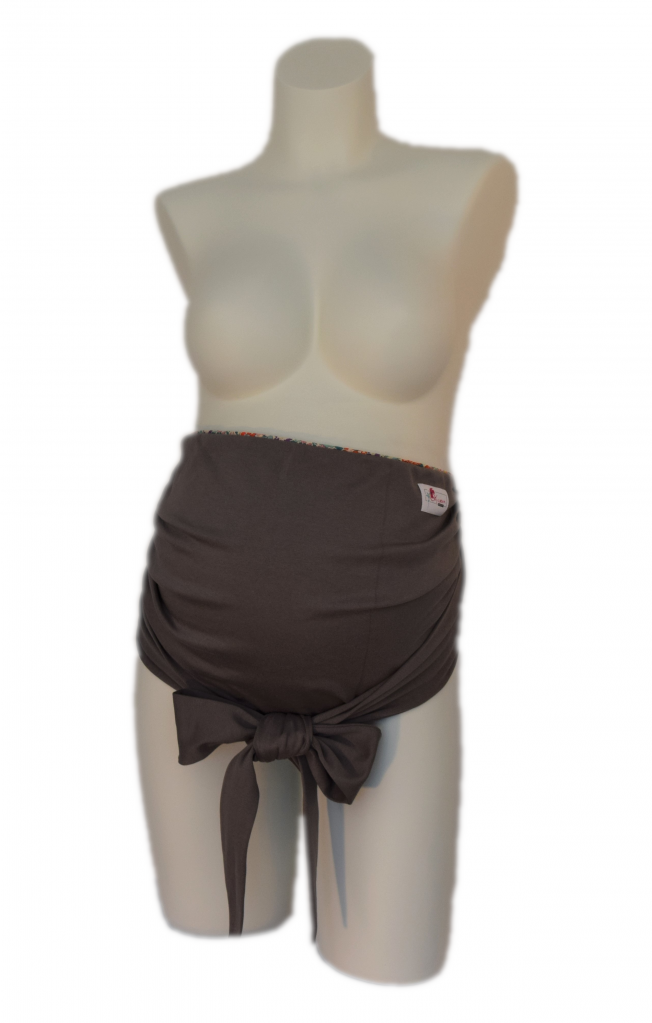 Bandeau de grossesse Biologique anti-ondes Odysseum Liberty Betsy Gris