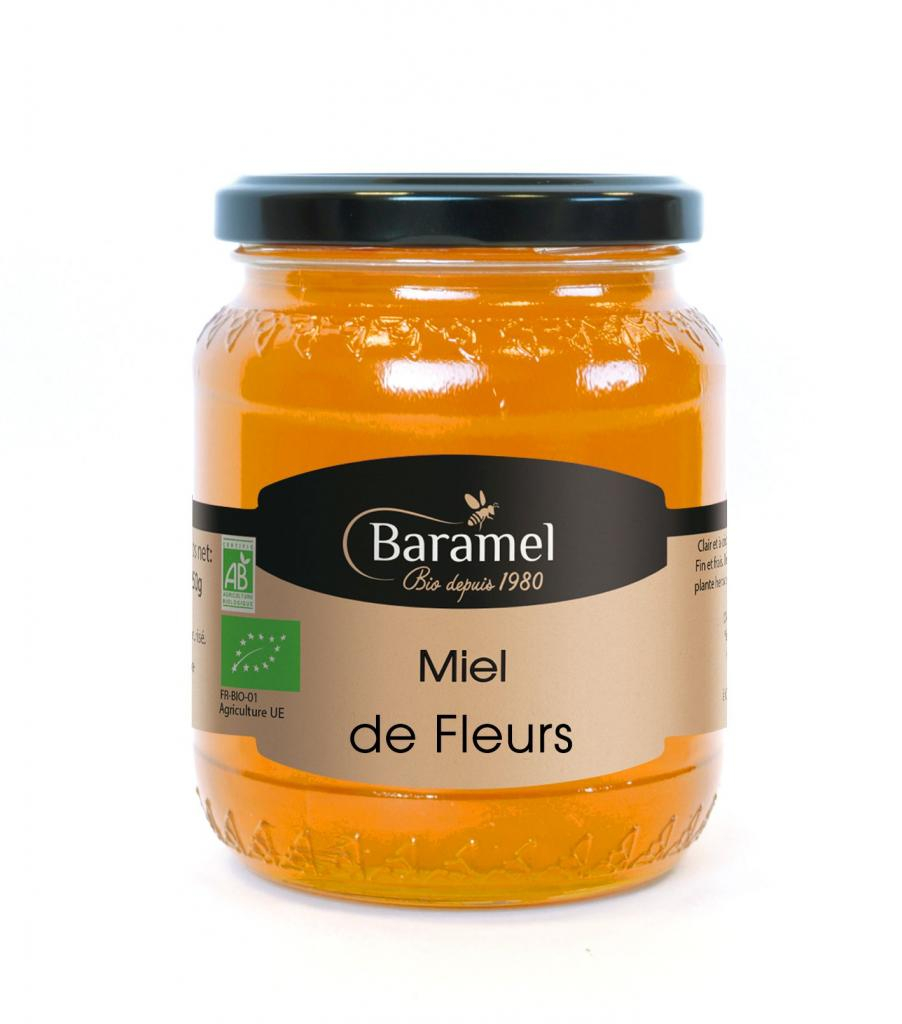 Miel de Fleurs biologique 500gr - Baramel
