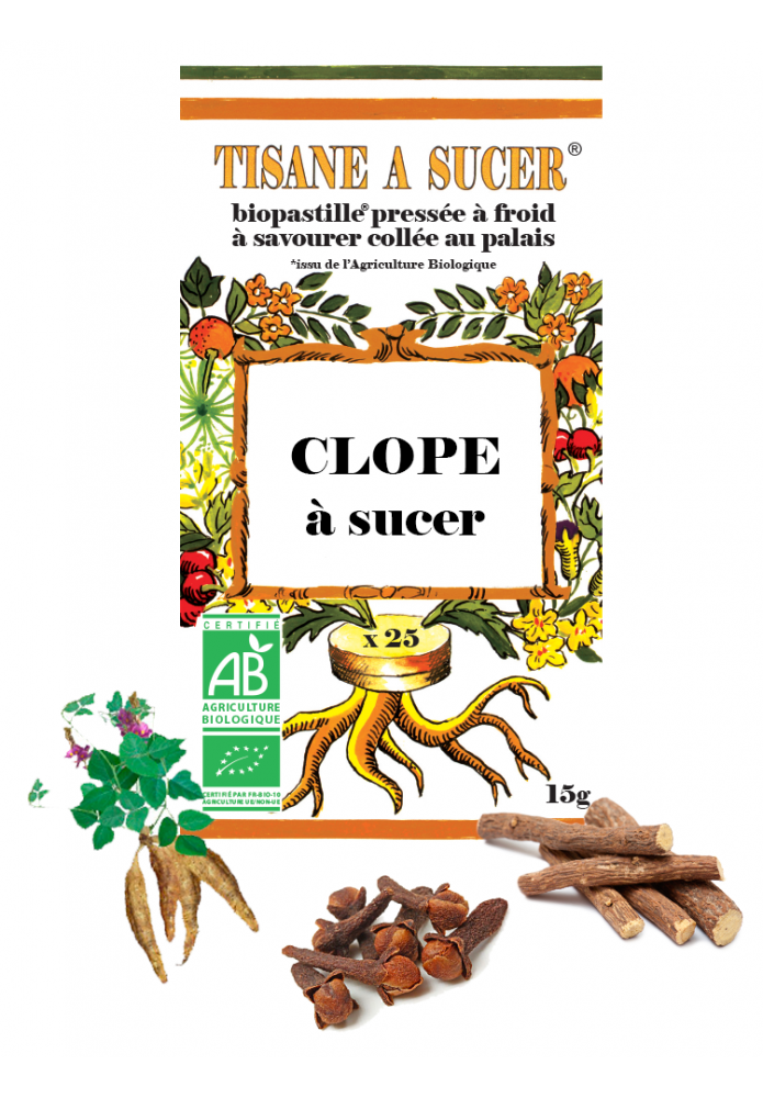 Biopastille Clope à sucer - 25 pastilles - Bioforez