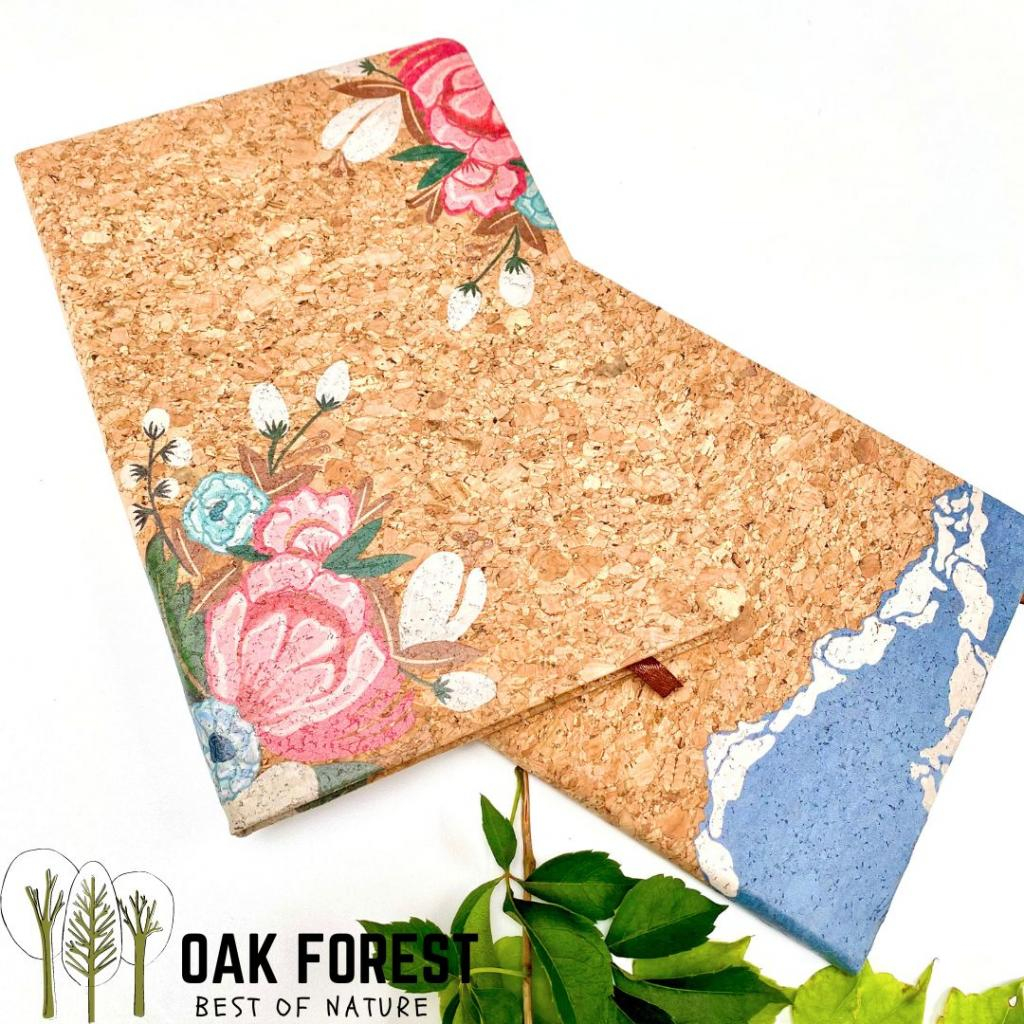 Set De 4 Napperons En Liège Avec Motif Arbre Métallique - Design Hivernal, 30x23 Cm