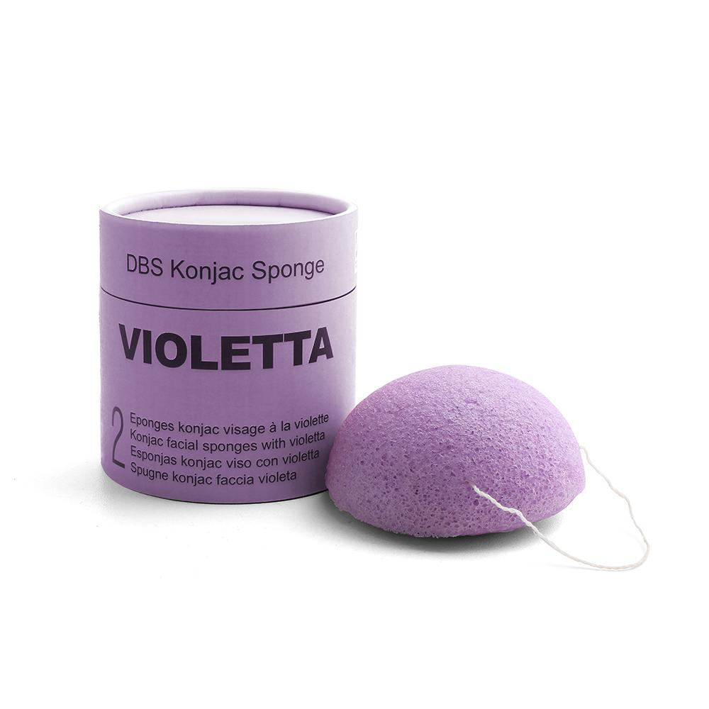 Boîte Duo 2 Eponges konjac DBS à la Violette