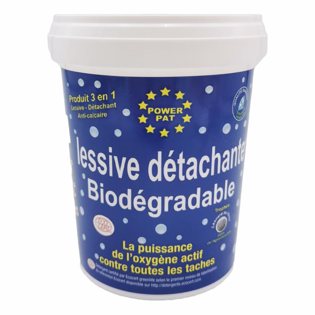 Lessive détachante biodégradable POWERPAT 500 gr