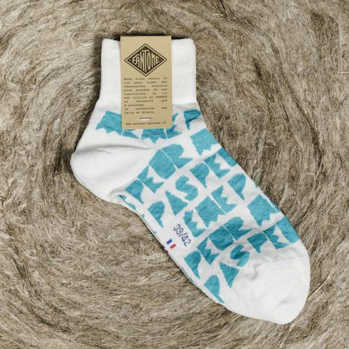  chaussettes en lin made in France fantome meme pas peur 13