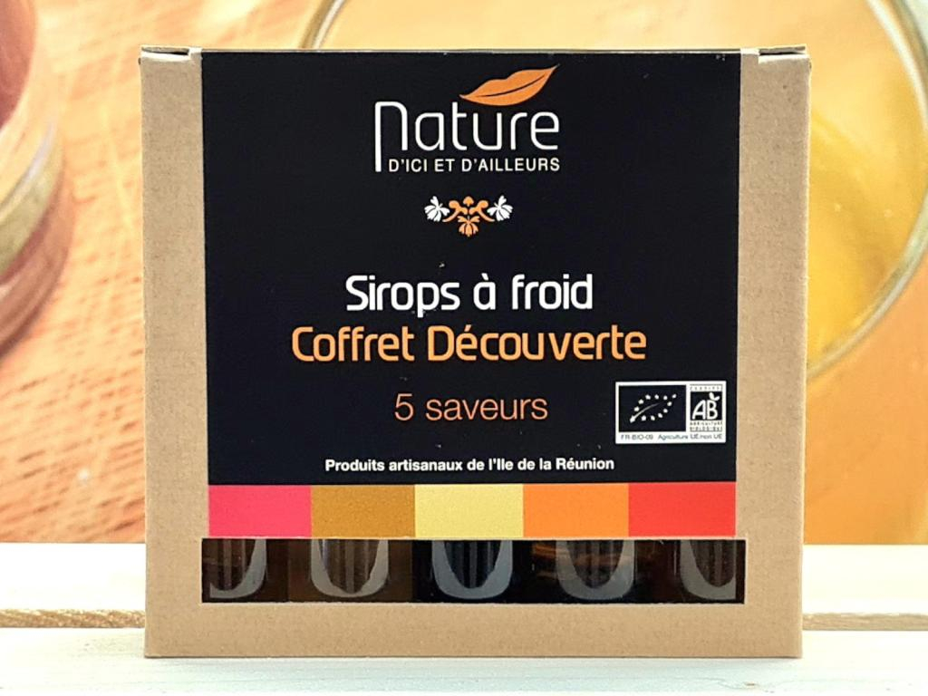 Coffret Sirops à froid bio 5 x 30 ml