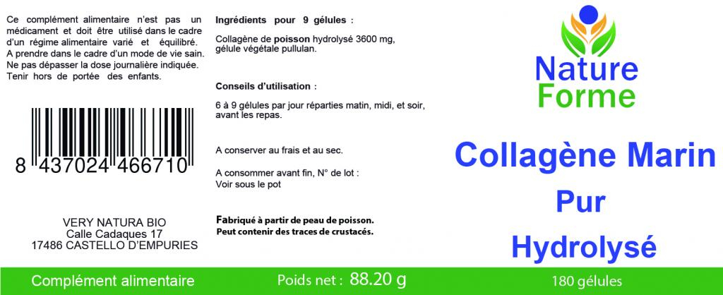 CollagenUP Peptides De Collagène Marin Avec Acide Hyaluronique Et Vitamine C 206g