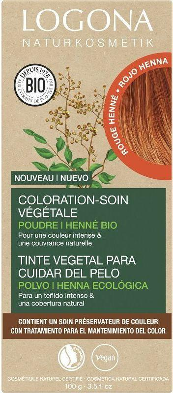 Coloration-soin végétale Rouge Henné 100g