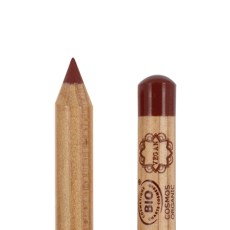 Crayon lèvres Bio N°06 - Acajou- Boho Green Make-Up