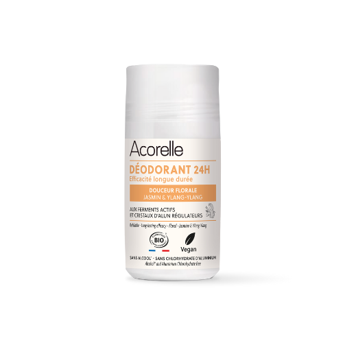 Déodorant Roll-On 24h Douceur Florale certifié BIO