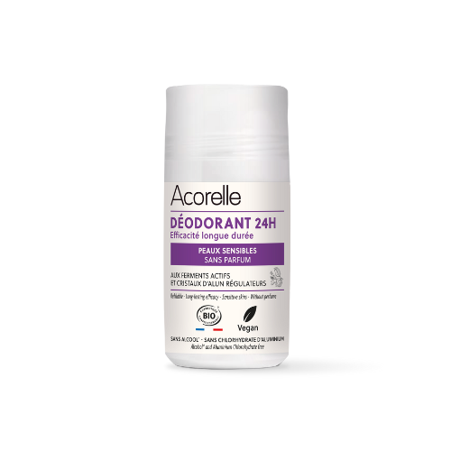 Déodorant Roll-On 24h Peaux Sensibles certifié BIO