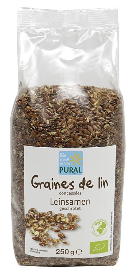 Graines de lin brun 500g  Pural