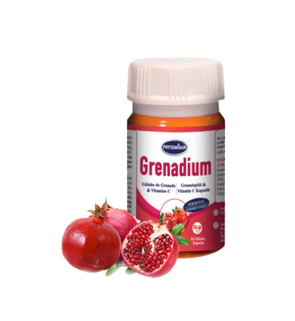 Grenade et Vitamine C en gélules : Grenadium