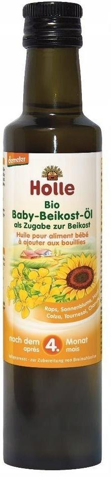 Huile pour aliment bébé dès 5 mois 250ml HOLLE BIO